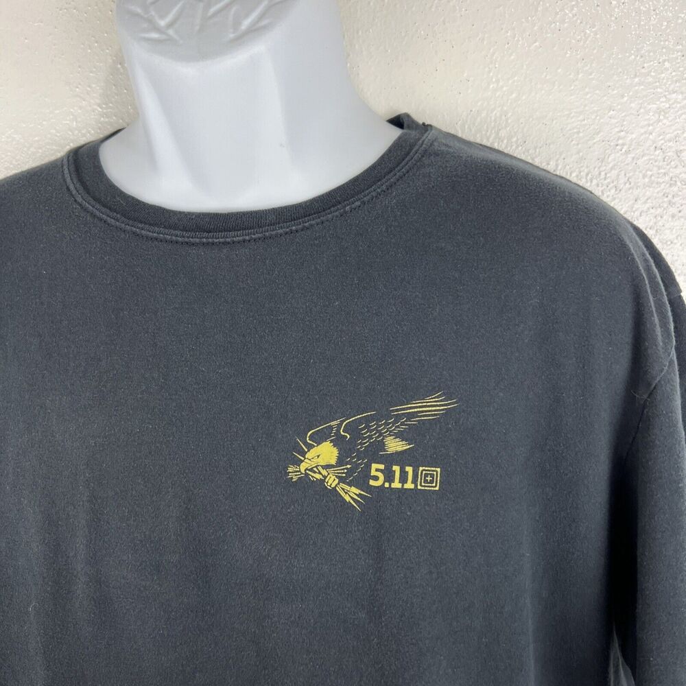 5.11 Tactical Always Be Ready Eagle Graphic T-Shirt Men's XL Black 100% Cotton - Picture 4 of 11